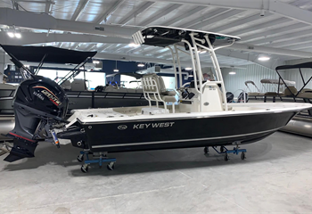 2025 Key West 230 Bay Reef Black Boat